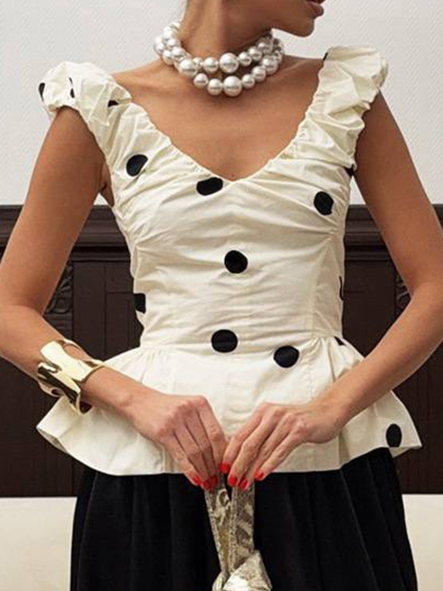 Women 2 Piece Polka Dot Dress  - Dresses ulasan dan harga