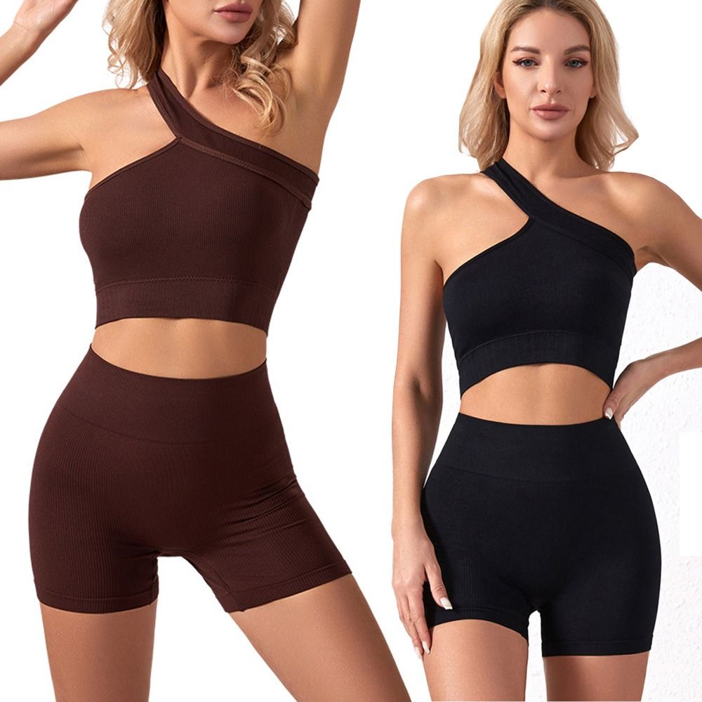 2Pcs Reusable Seamless Women W - Seamless Ribbed Workout Tank Top ulasan dan harga