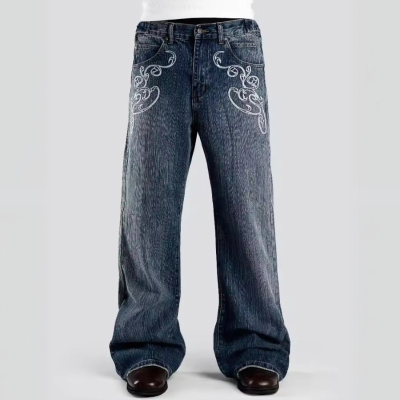 Retro Y2K 2 Pcs Set Street Sty - Jeans ulasan dan harga
