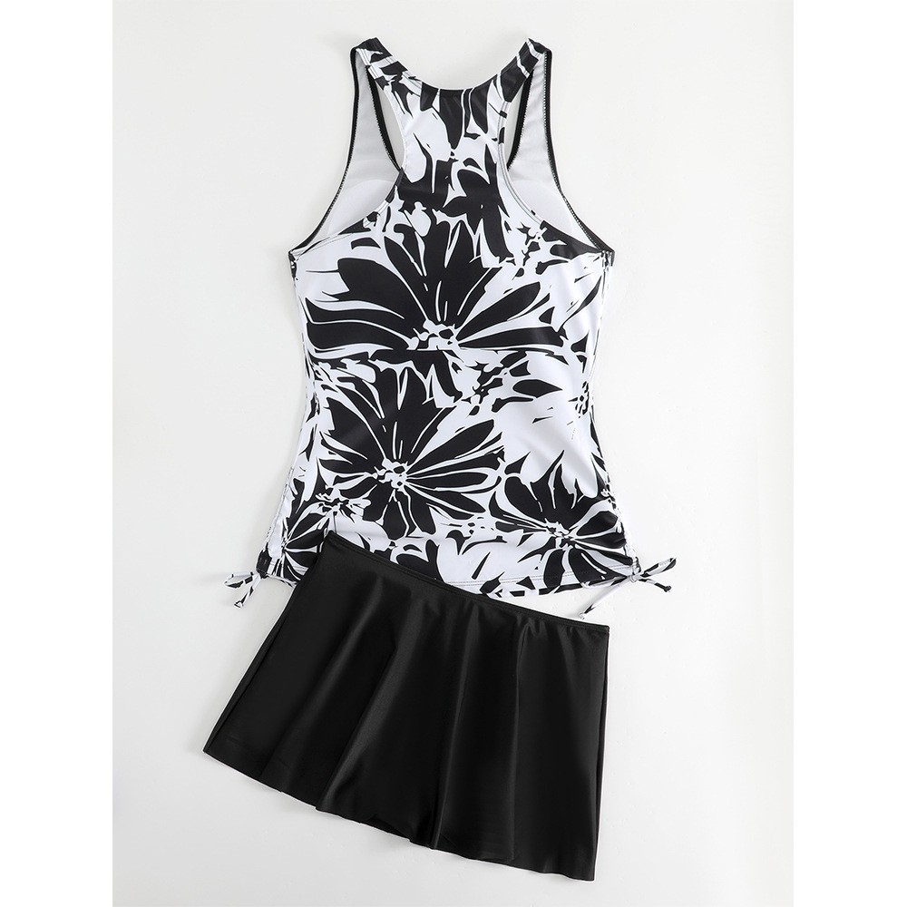 Tankini Woman Bikini Sleeveles - Skirts ulasan dan harga