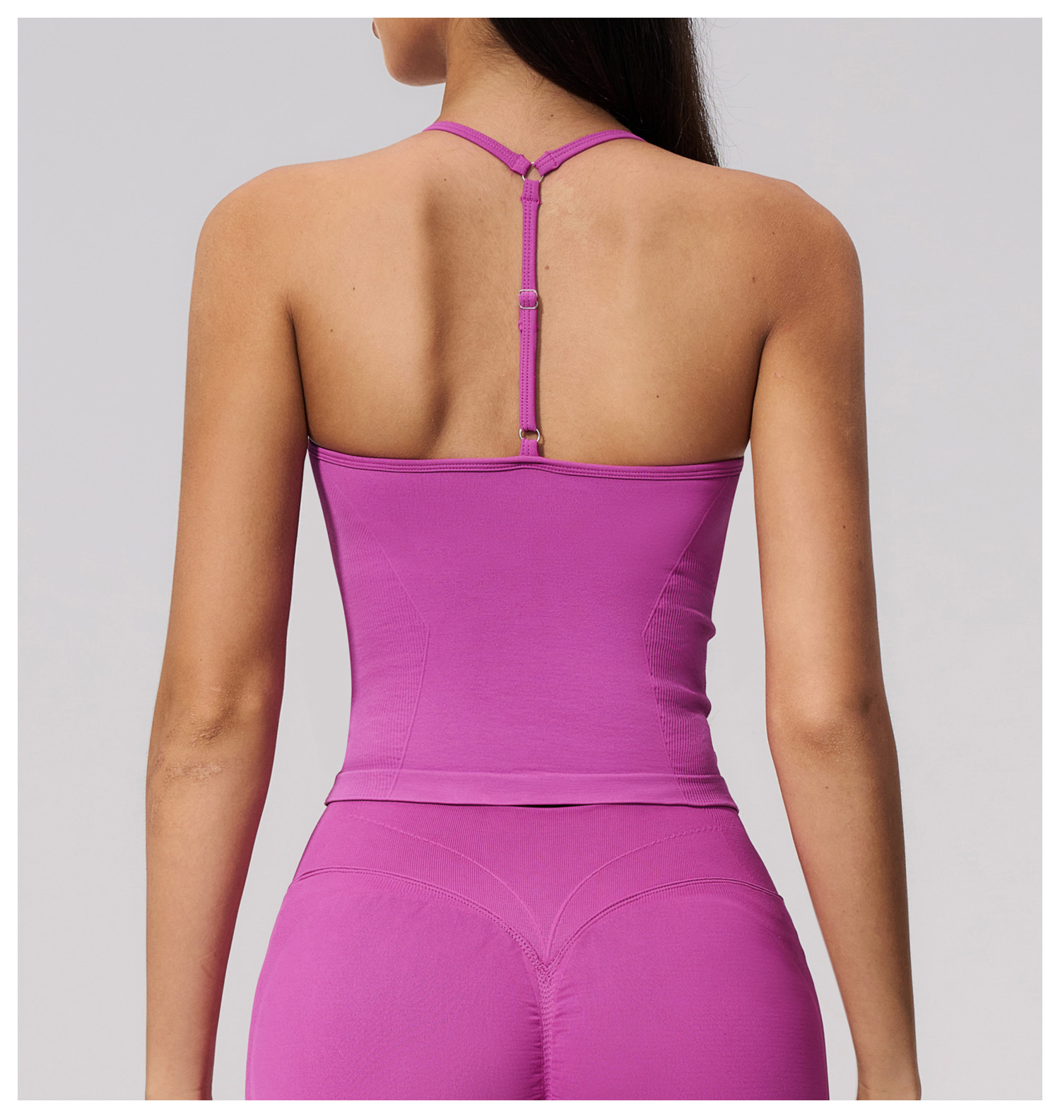 Luxury Designer Seamless Yoga  - Seamless Ribbed Workout Tank Top ulasan dan harga