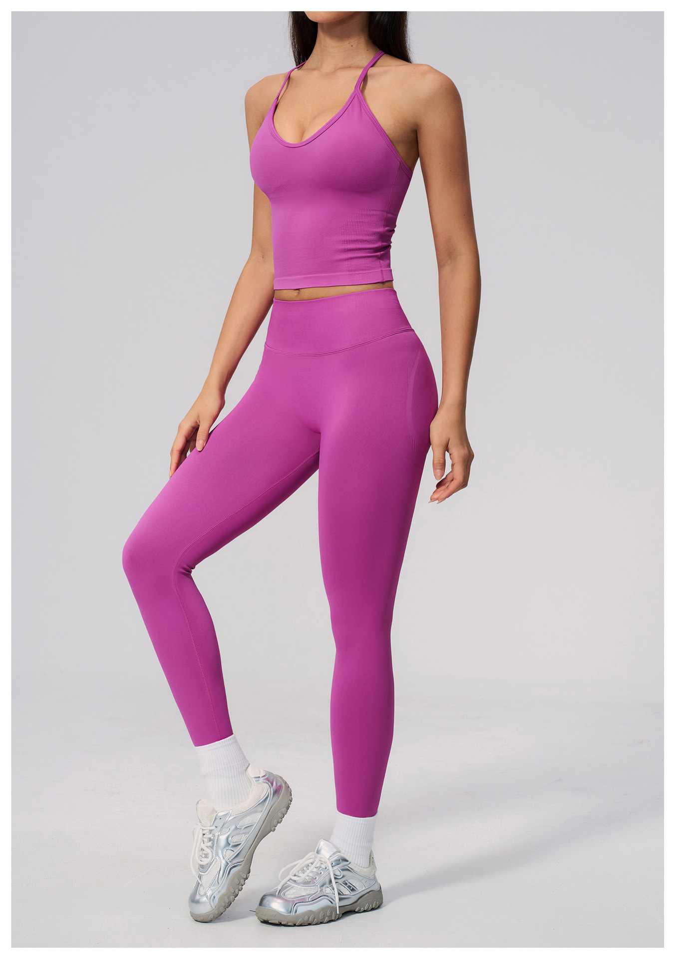 Luxury Designer Seamless Yoga  - Seamless Ribbed Workout Tank Top ulasan dan harga