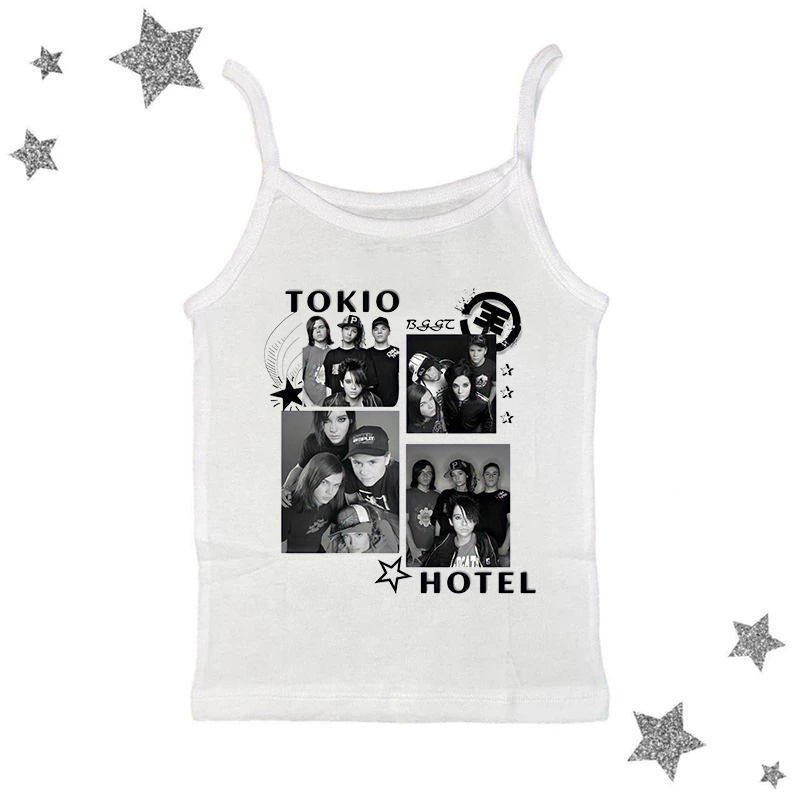 Y2k Clothes Goth Punk Girls Co - Y2K Graphic Baby Tee Crop ulasan dan harga