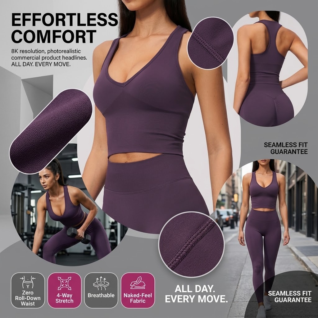 Designer Seamless Yoga Crop To - Seamless Ribbed Workout Tank Top ulasan dan harga