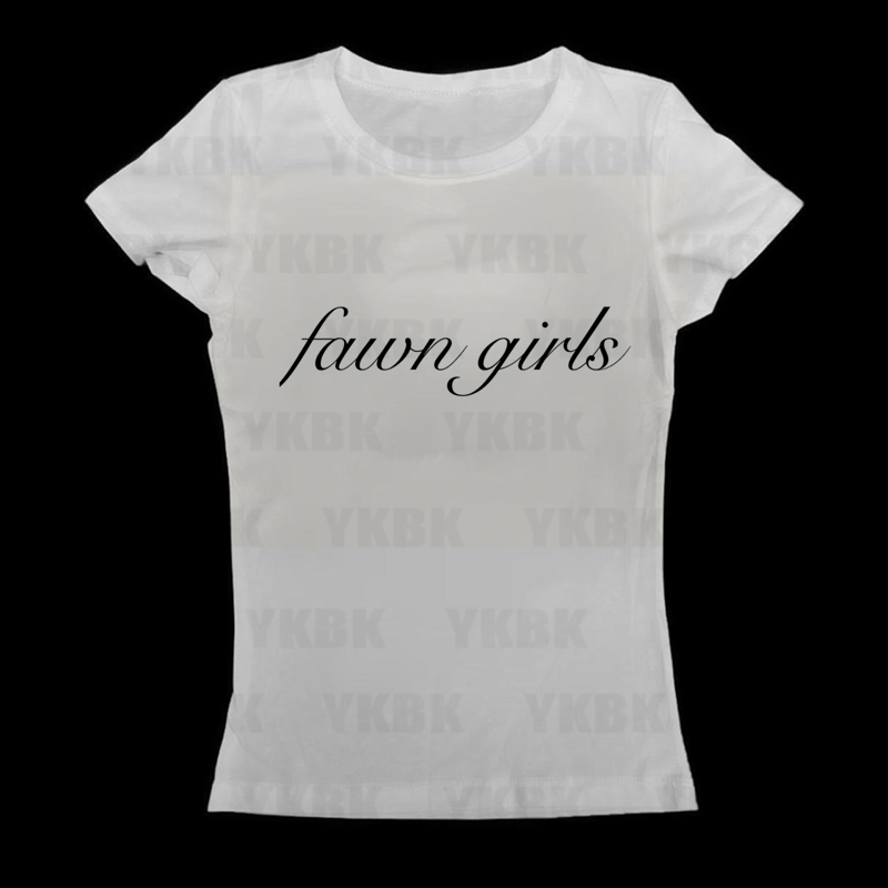 Y2K Letter Casual Clothes Emo  - Y2K Graphic Baby Tee Crop ulasan dan harga