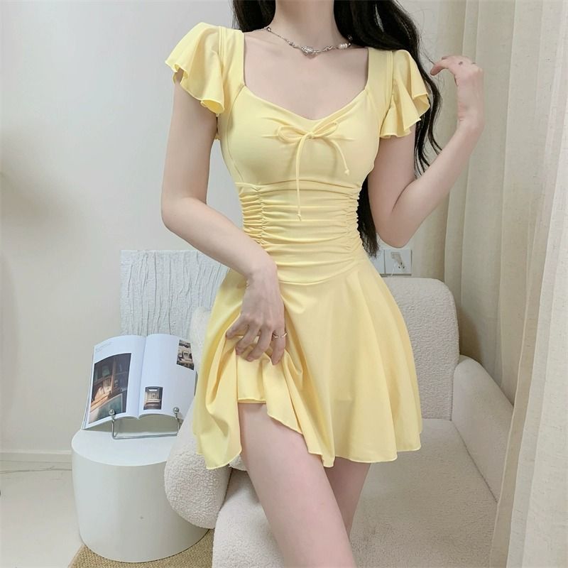 2026 Women Open Back Short Sle - Swimwear ulasan dan harga