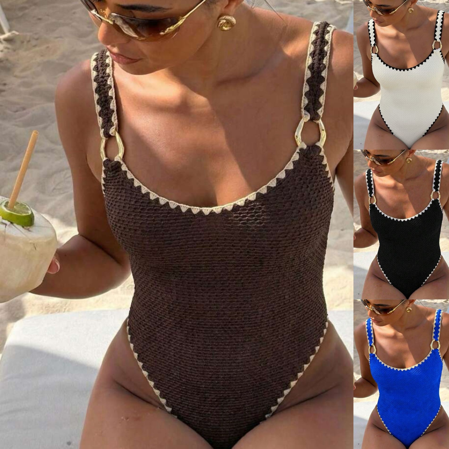 Women Swimwear Swimsuit Sleeve - Swimwear ulasan dan harga