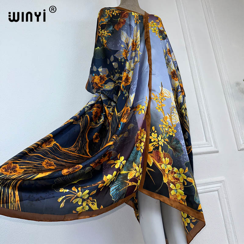 WINYI 2023 V-neck Africa Fashi - Boho Summer Beach Maxi Dress ulasan dan harga