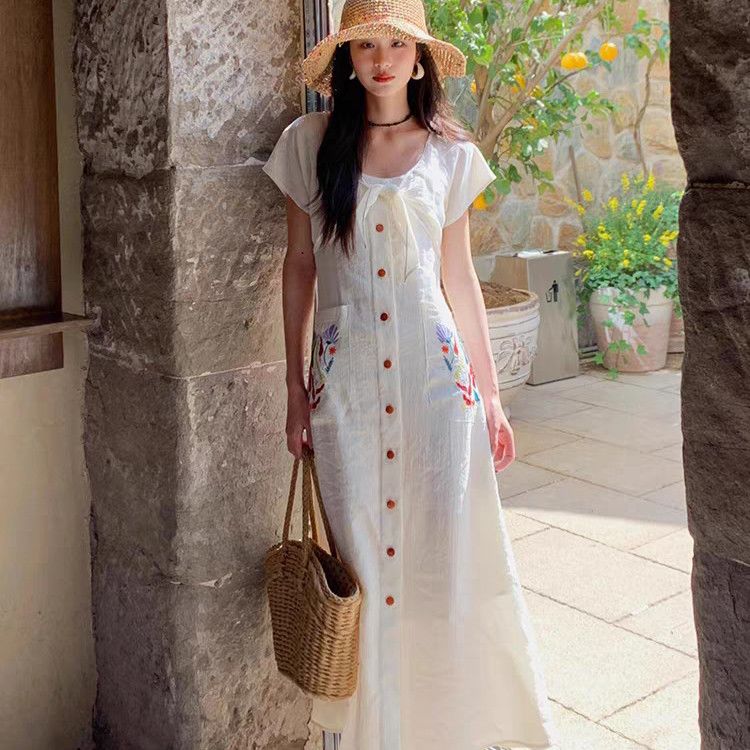 Women's Solid Short Sleeve Cre - Bodycon Long Sleeve Ribbed Dress ulasan dan harga