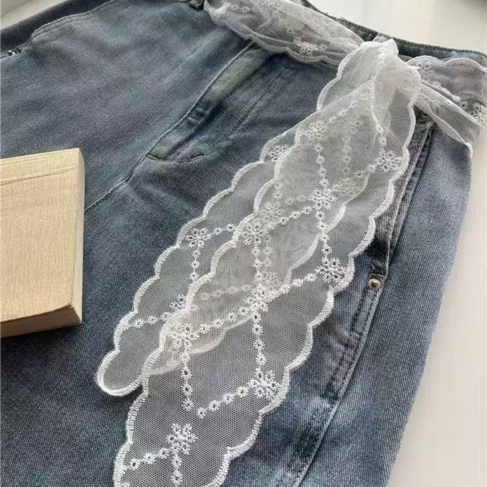 Sweet White Lace Belt for Wome - Jeans ulasan dan harga
