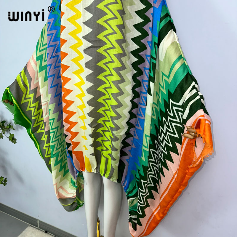 WINYI Women Sexy One Neck Maxi - Boho Summer Beach Maxi Dress ulasan dan harga