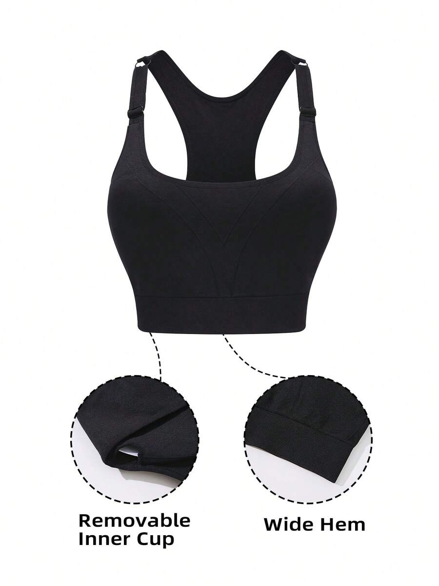 1Pcs Black Sport Solid Backles - Seamless Ribbed Workout Tank Top ulasan dan harga