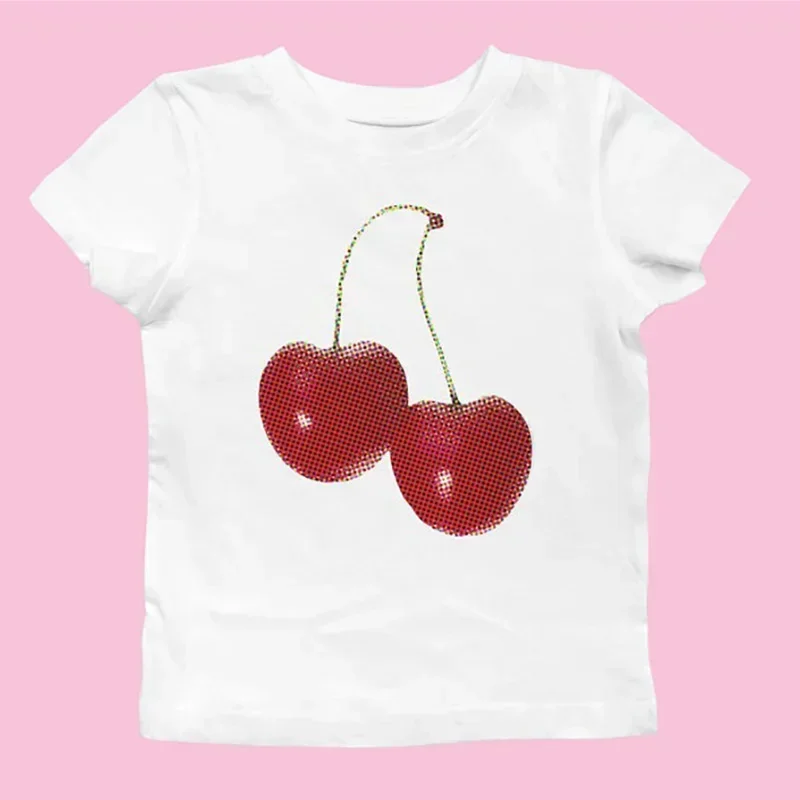 Aesthetic Summer Baby Tee Stre - Y2K Graphic Baby Tee Crop ulasan dan harga