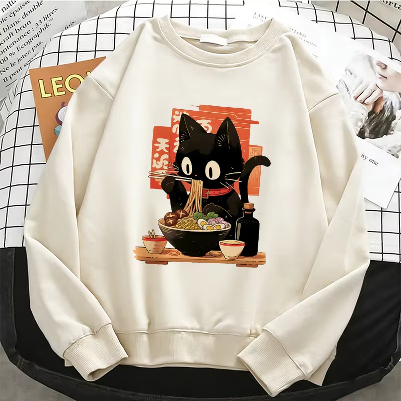 Funny Black Lamian Noodles Cat - Dresses ulasan dan harga