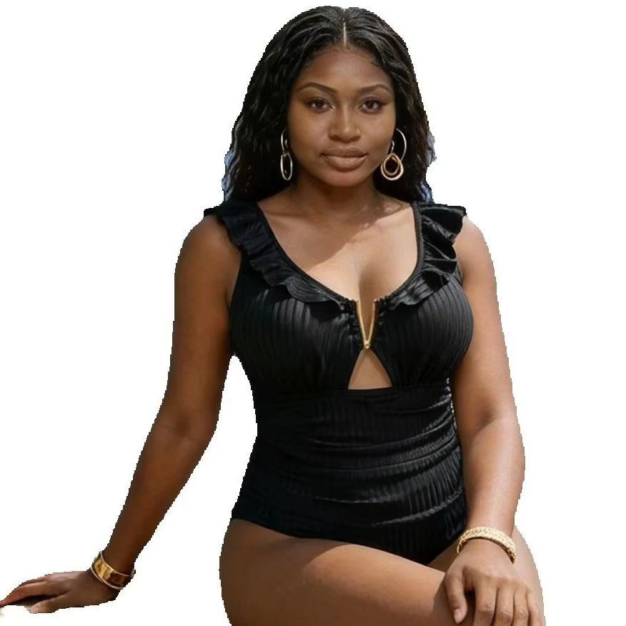 Plus-size Women's One-piece Sw - Swimwear ulasan dan harga