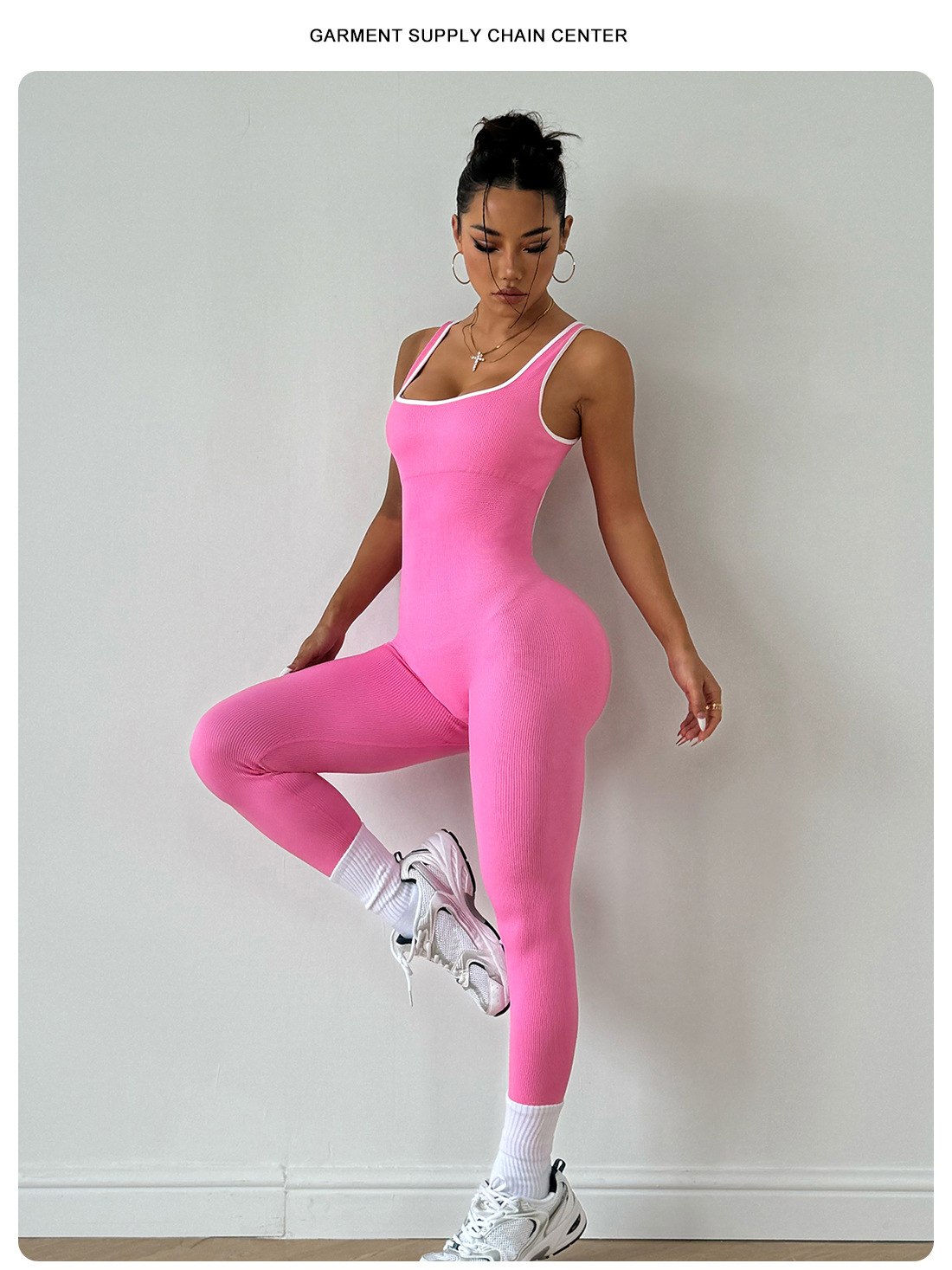 Jumpsuit for Women Workout Sea - Seamless Ribbed Workout Tank Top ulasan dan harga