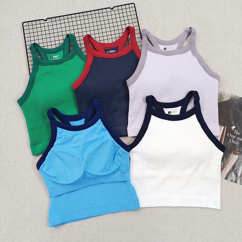 Women Ribbed Workout Sets 2 PC - Seamless Ribbed Workout Tank Top ulasan dan harga