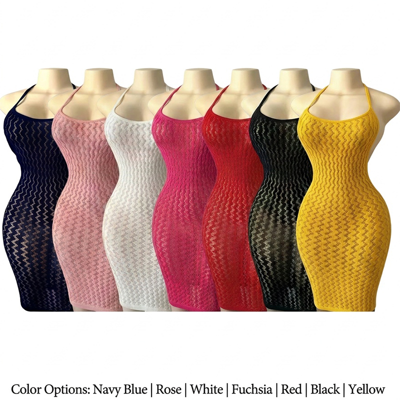 Mesh Beach Cover Up Dress Wome - Sexy Mesh Sheer Bodycon Dress ulasan dan harga