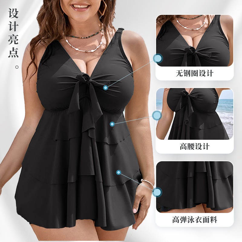 Woman Tankini Swimsuit Sleevel - Skirts ulasan dan harga