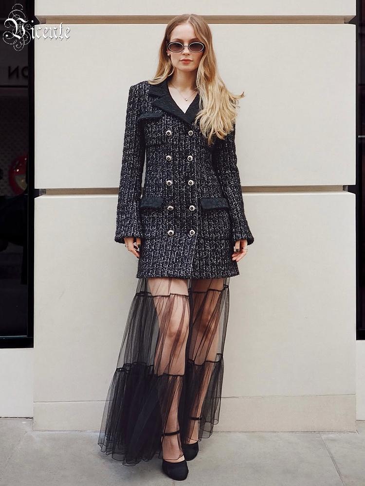 VC Women’s Tweed Blazer Dress  - Tweed Two Piece Blazer Dress ulasan dan harga