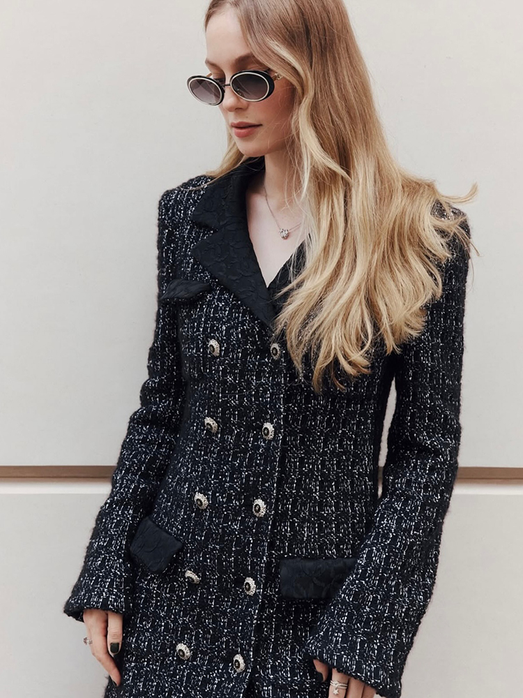 VC Women’s Tweed Blazer Dress  - Tweed Two Piece Blazer Dress ulasan dan harga