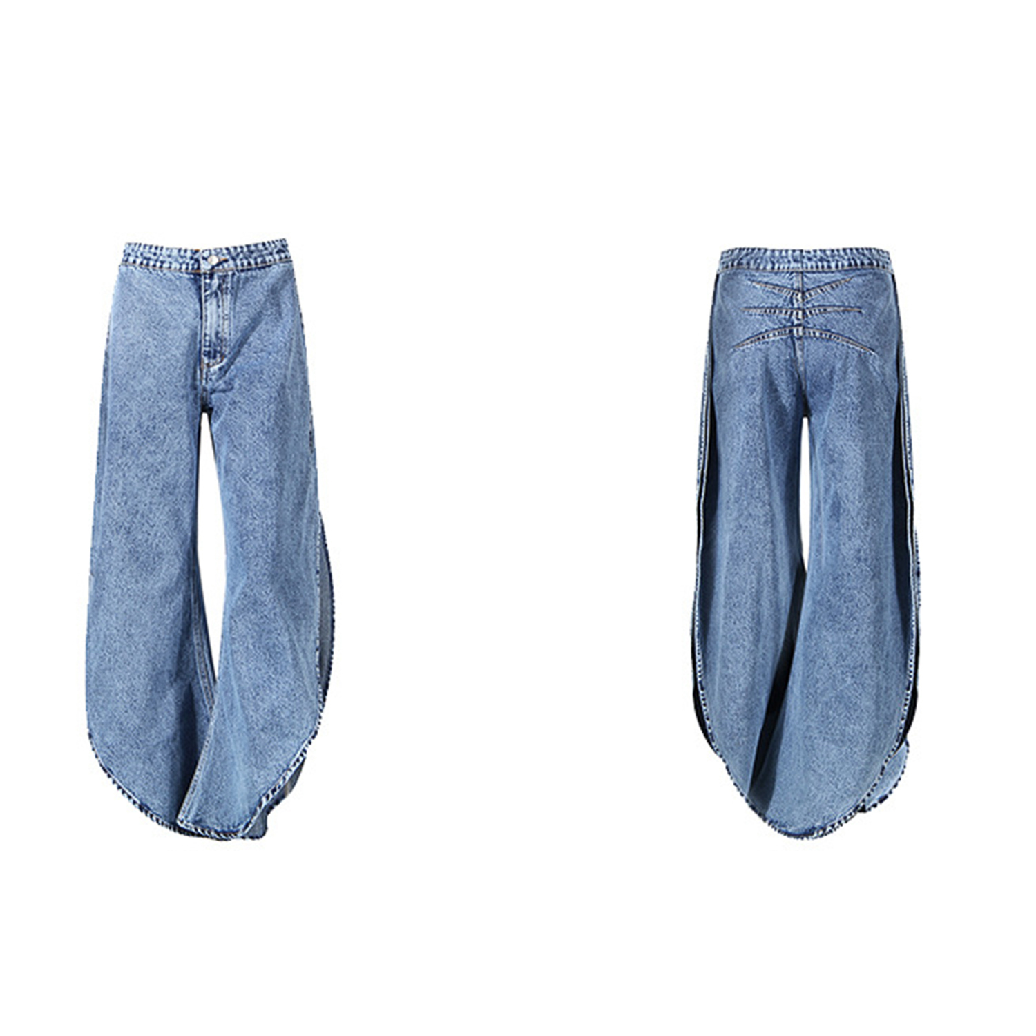 Y2K Women Denim Two Piece Outf - Jeans ulasan dan harga