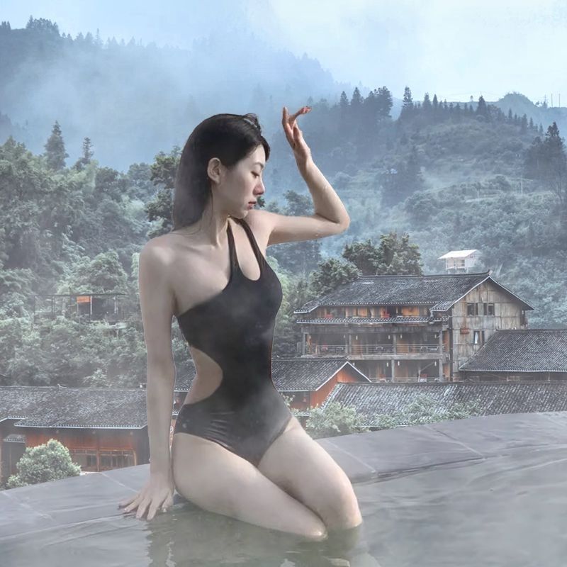 Summer Solid Color Women One P - Swimwear ulasan dan harga