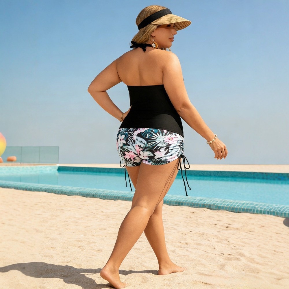 Swimwear 2026 Tankini With Sho - Tops ulasan dan harga