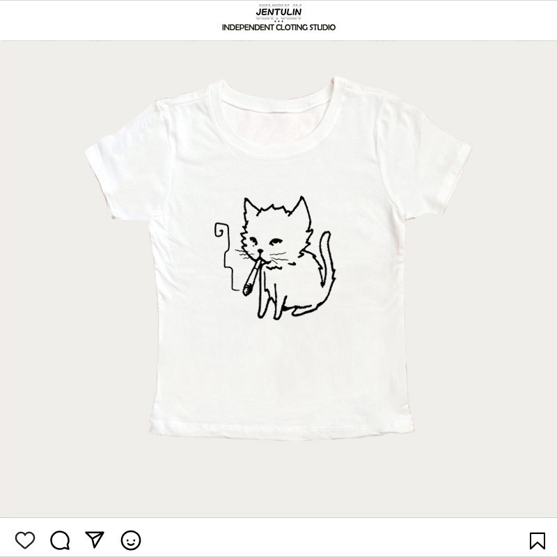 Korea Style Y2k 90s Baby Tees  - Y2K Graphic Baby Tee Crop ulasan dan harga