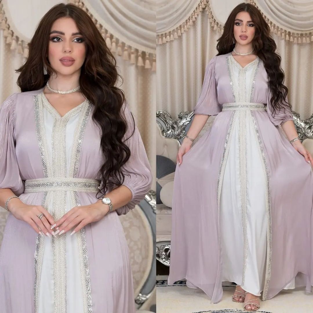 Lavender Sequin Dress V Neck P - Dresses ulasan dan harga