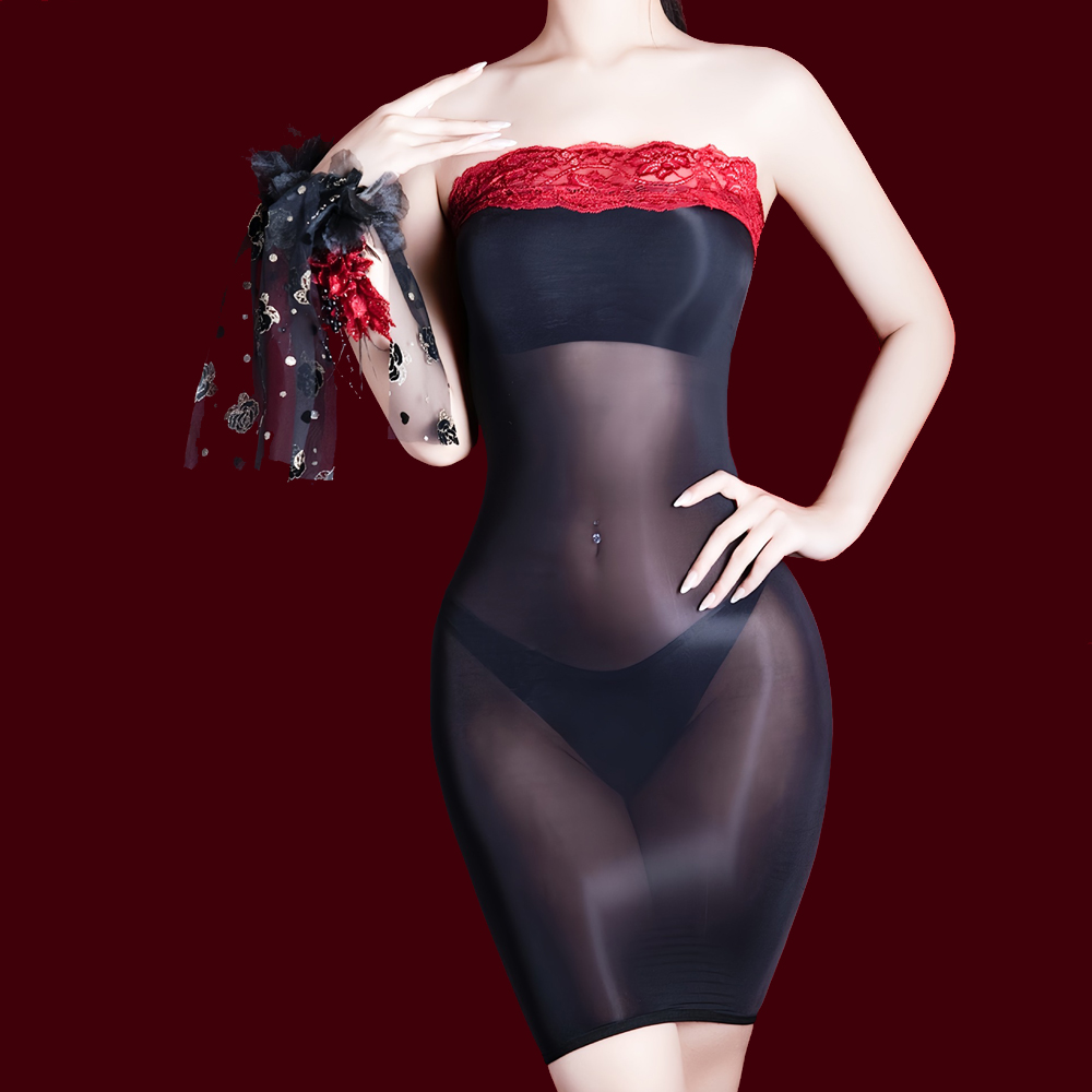 Fashion Women 5D Thin Bodycon  - Sexy Mesh Sheer Bodycon Dress ulasan dan harga